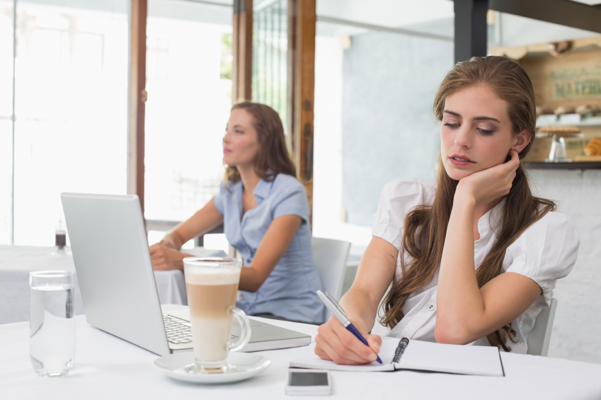 Student struggling to concentrate